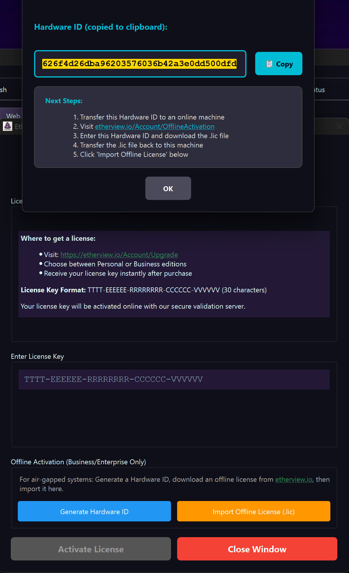 Generate Hardware ID